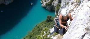 Klettern im Urlaub Frankreich